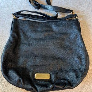 Large Marc Jacobs Black Leather Crossbody Bag - VGUC